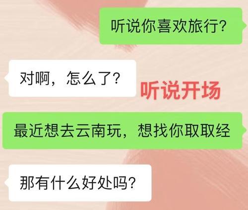 如何用开场白成功表白女生（教你掌握最佳聊天话题，轻松打动心仪女生）